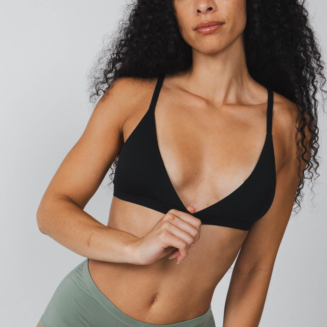 The Threat Level Midnight | Black Boob Hammock™ Triangle Bralette