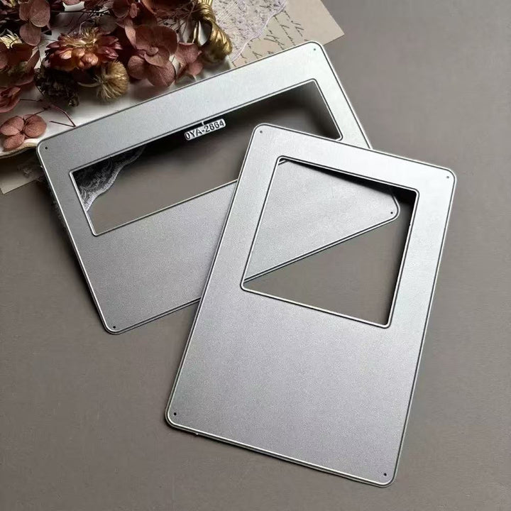 Rectangle Scrapbooking Cutting Die by Wizardi QJ07