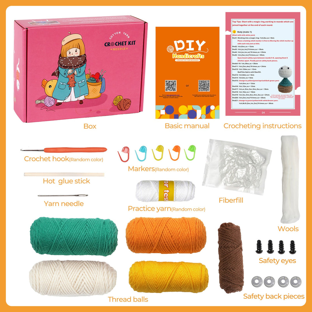 Gnomes Amigurumi DIY Crochet Kit Wizardi F07N8-M163
