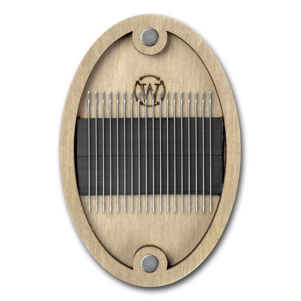 Magnetic Needle Case Oval – “Golden Flower” FLZB(N)-187