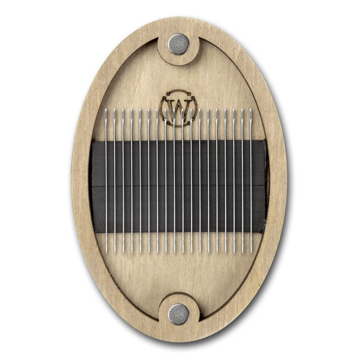 Magnetic Needle Case Oval – “Golden Flower” FLZB(N)-187