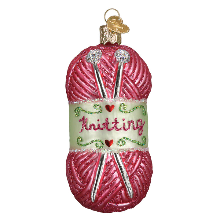 Knitting Yarn Ornament
