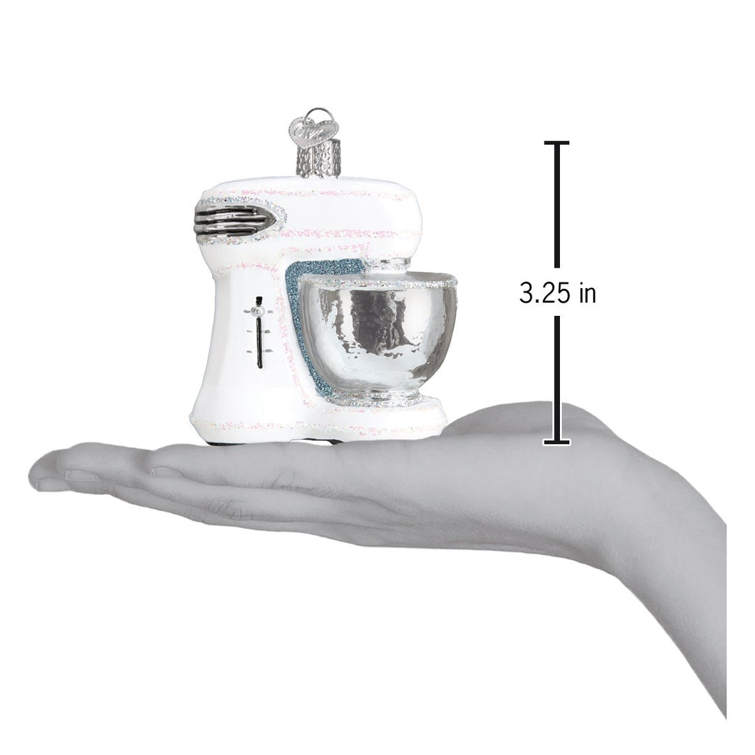 White Mixer Ornament