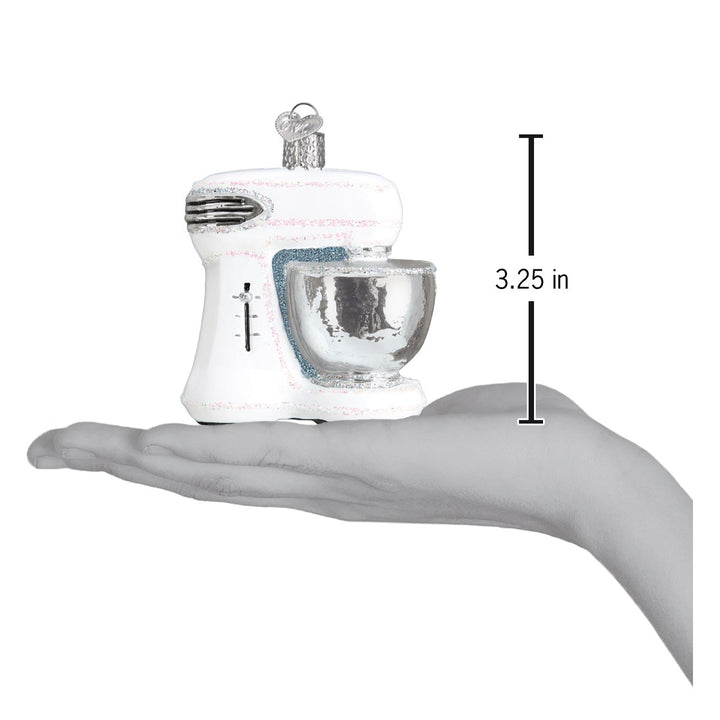 White Mixer Ornament