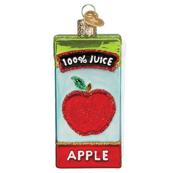 Apple Juice Box Ornament