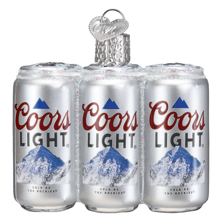Coors Light Six Pack Ornament