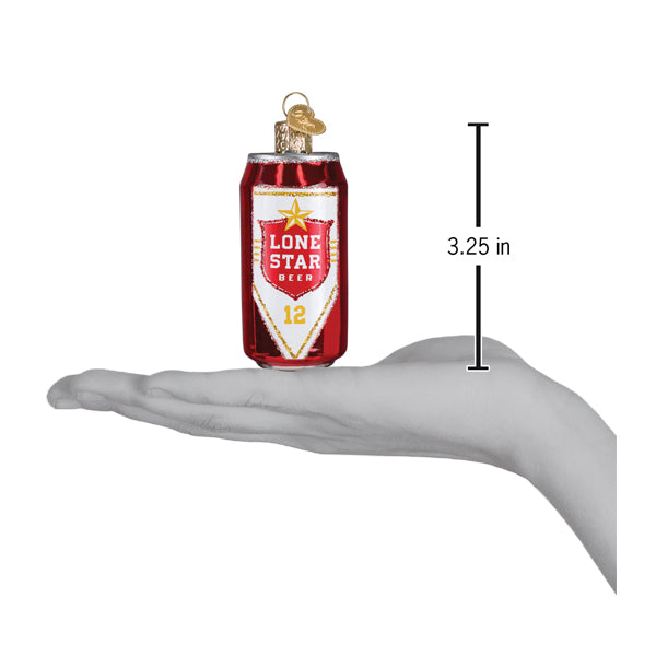 Lone Star Beer Can Ornament