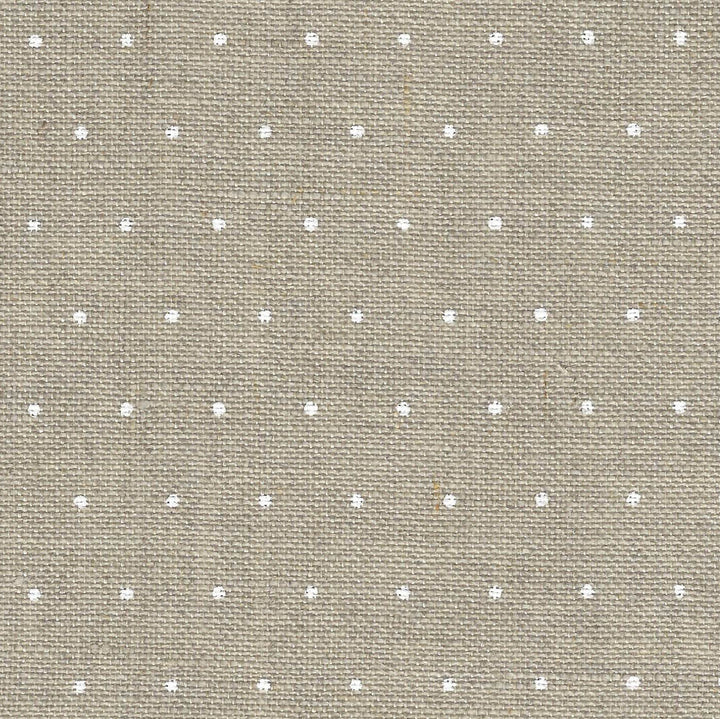 Precut Zweigart Cashel Mini Dots 28 count Linen with White Mini Dots 3281/1399