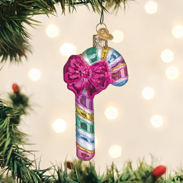 Pastel Candy Cane Ornament