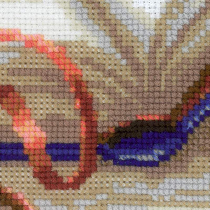 Kitten on the Book R1725 Counted Cross Stitch Kit