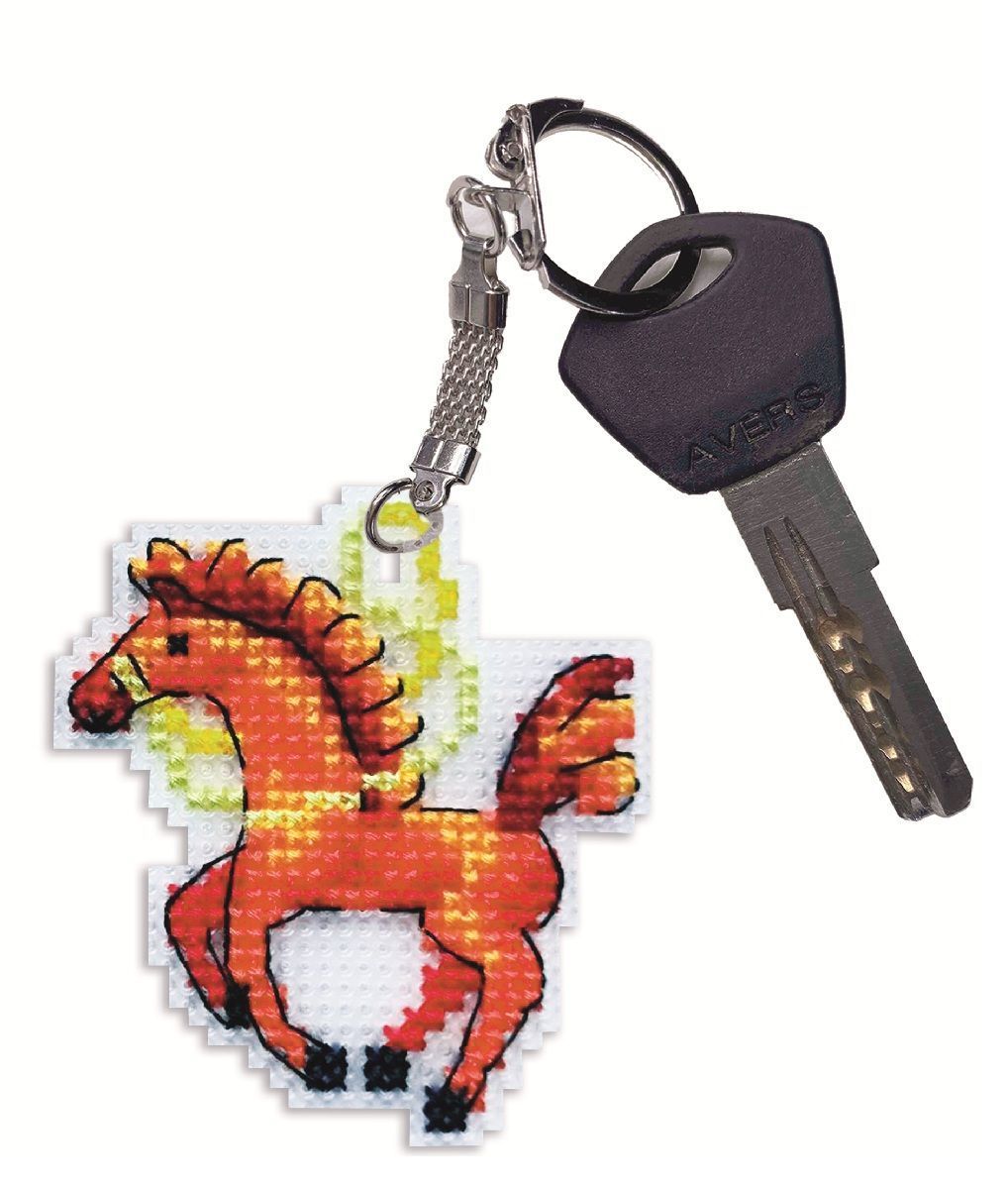 Horse Pendant Counted Cross Stitch Kit by Alisena 8122A