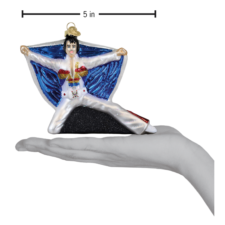 Elvis In Eagle Jumpsuit Ornament