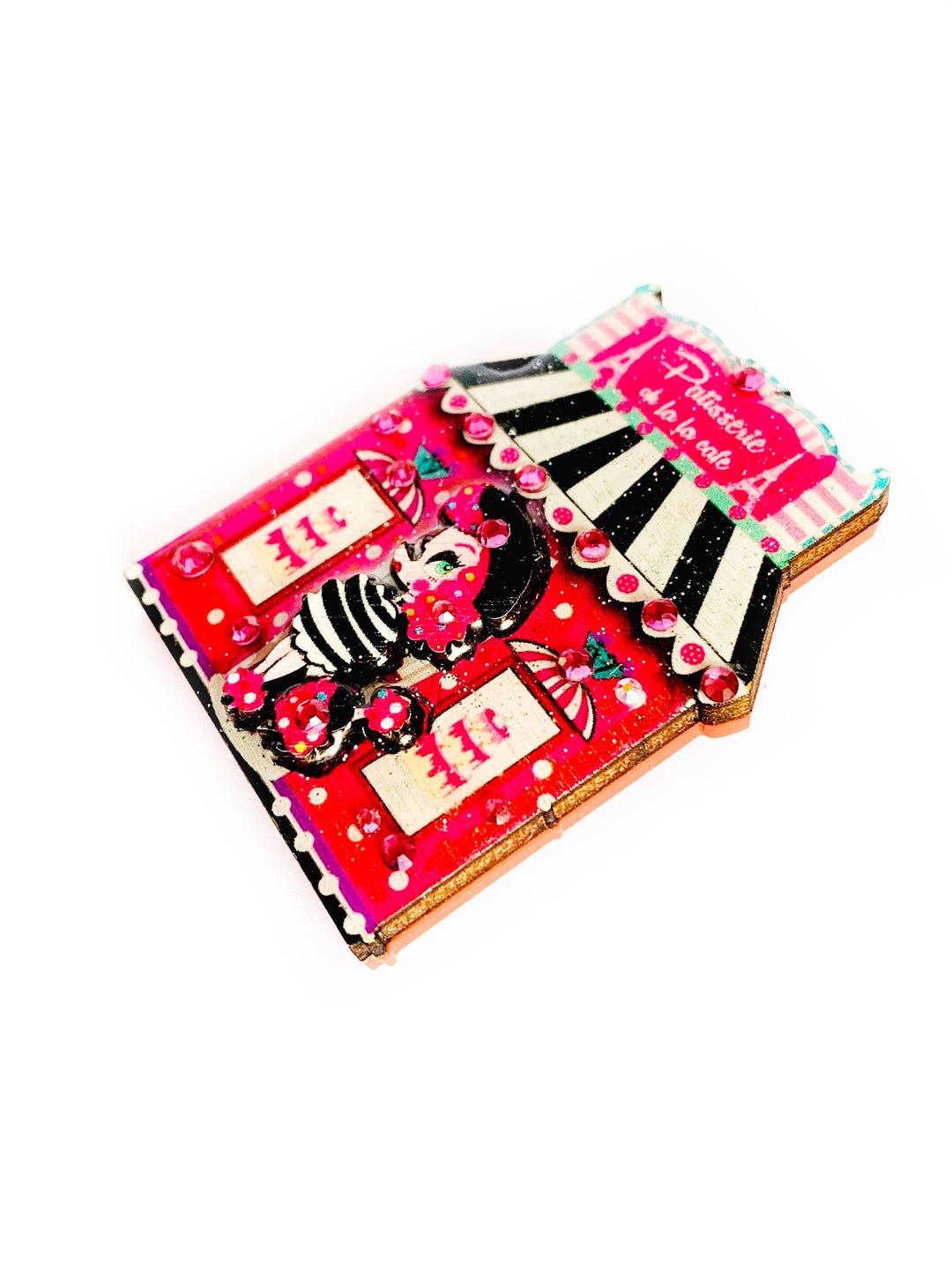 LuLu the Poodle Pattiserie Brooch by Rosie Rose Parker
