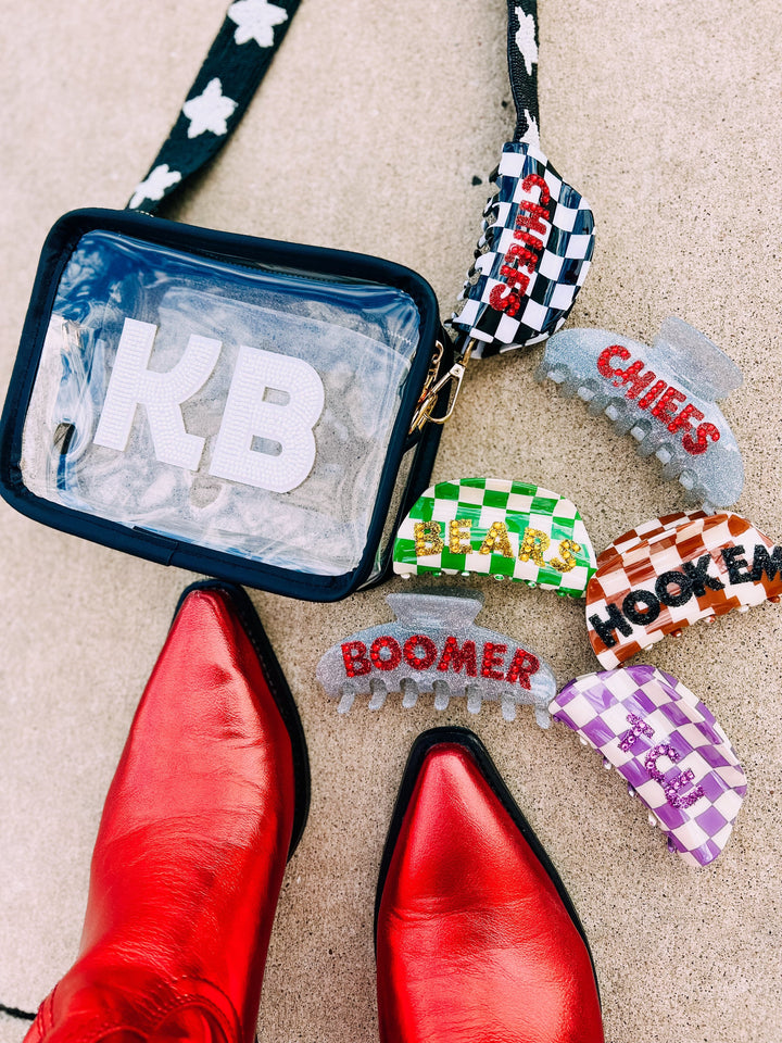 Custom Clear Gameday + Concert Purse