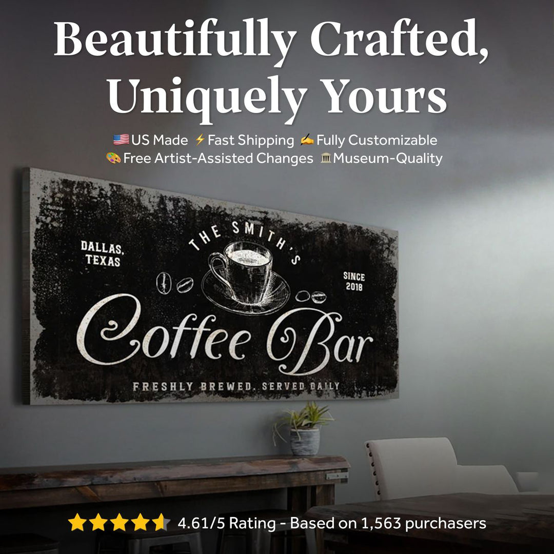 Coffee Bar Sign