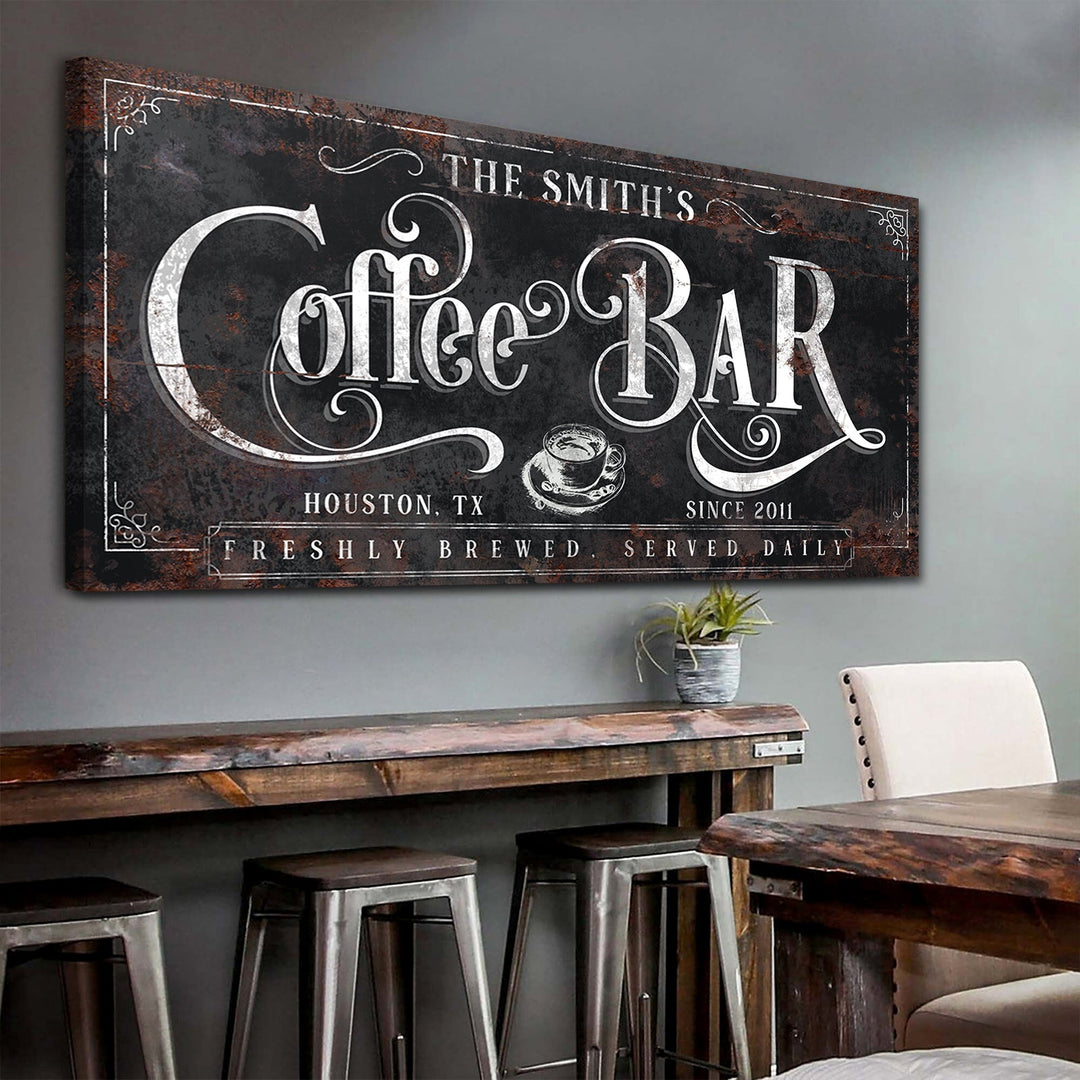 Coffee Bar Sign XI