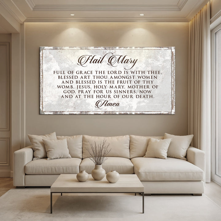 The Hail Mary Faith Sign II