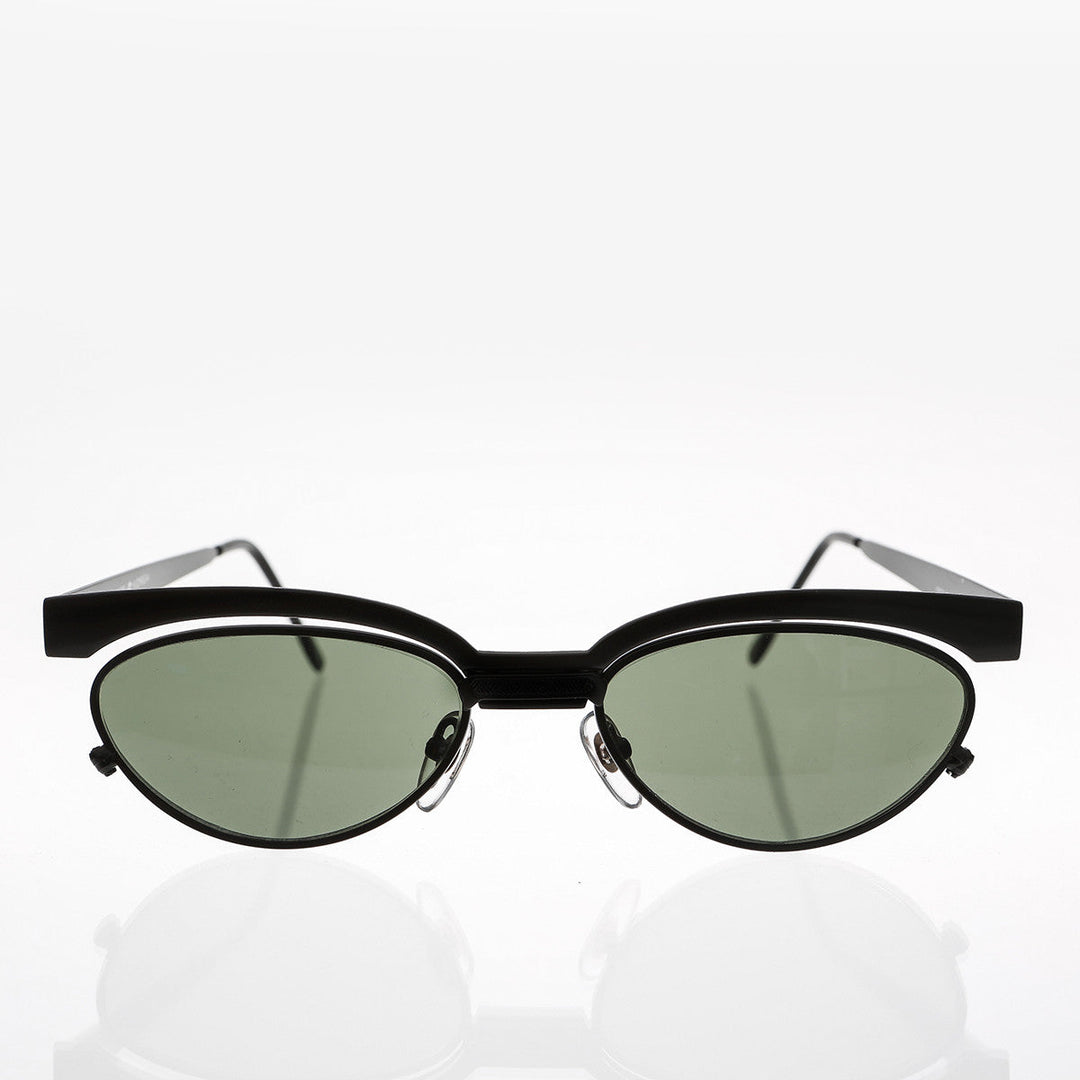 Floating Lens Cat Eye 90s Vintage Sunglass - Trina 1