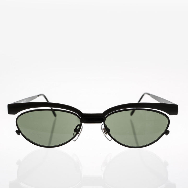 Floating Lens Cat Eye 90s Vintage Sunglass - Trina 1