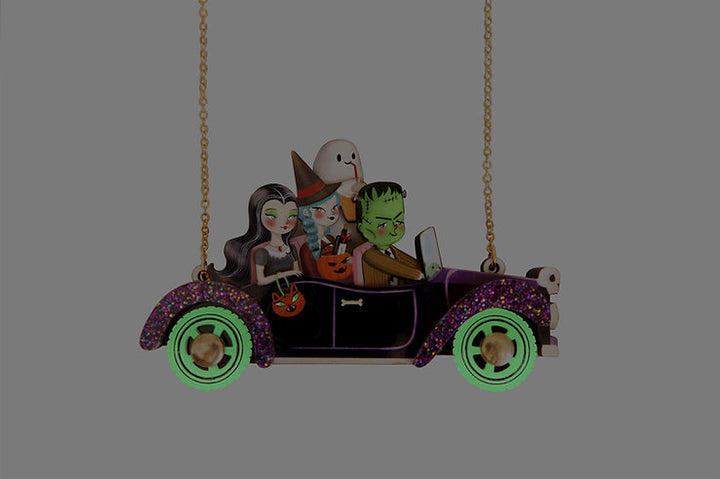 Frankenstein's Car Necklace by Laliblue