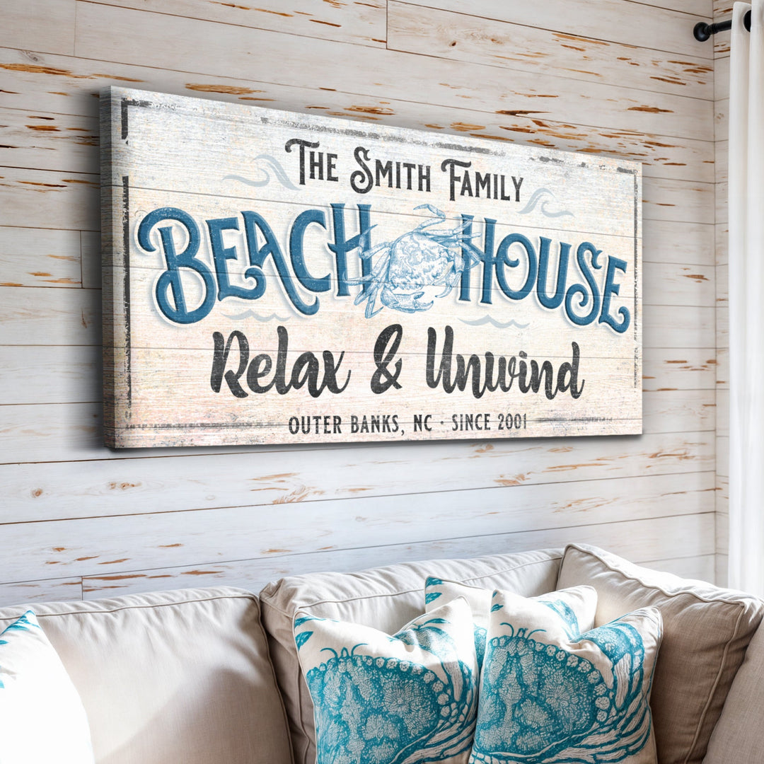 Beach House Sign IV