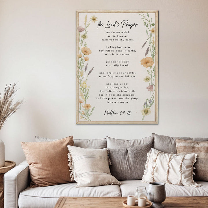 The Lord's Prayer Faith Sign III