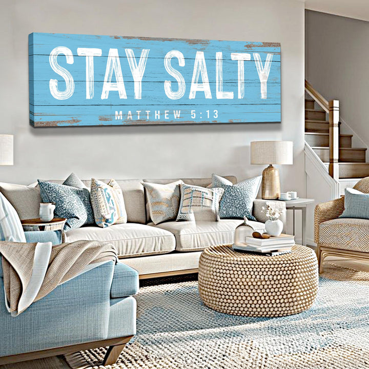Stay Salty Coastal Sign IV