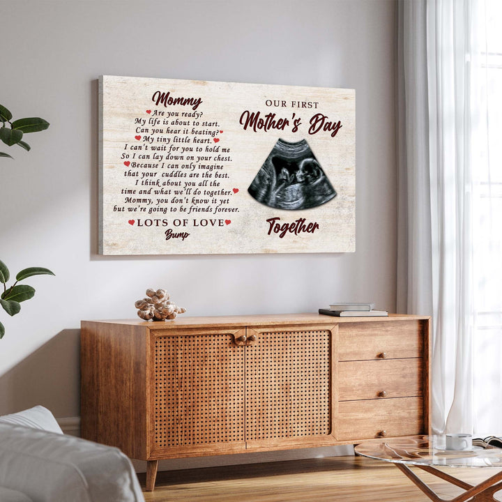 Custom Sonogram Mother's Day Sign