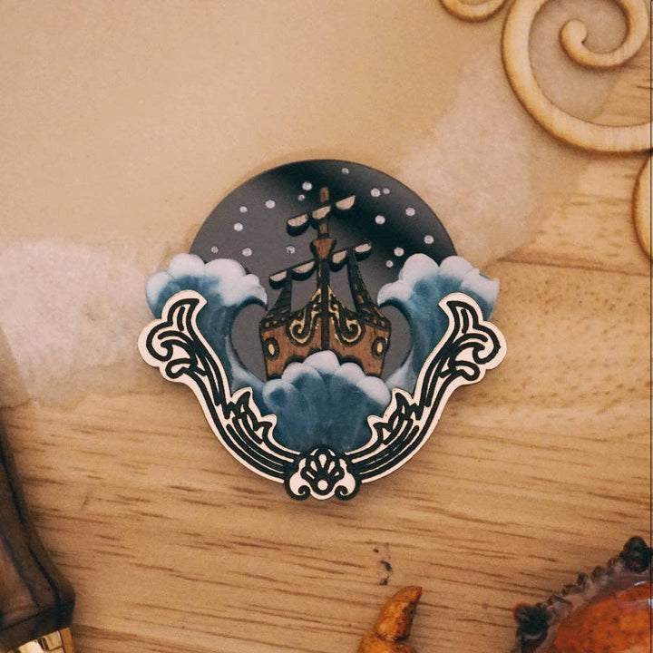 The Last Voyage Brooch by Lost Kiwi