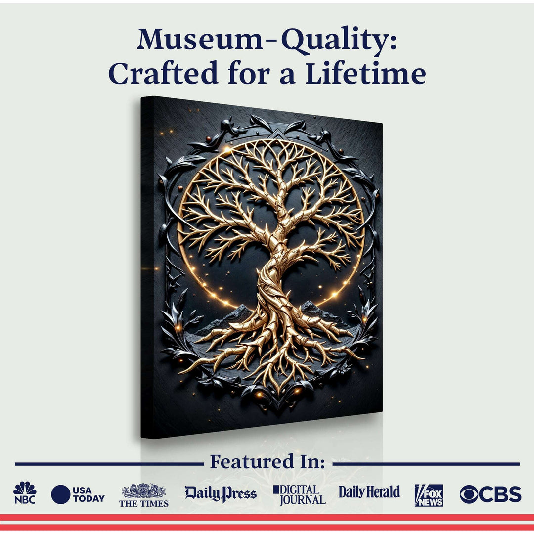 3D Celtic Tree of Life Wall Art II