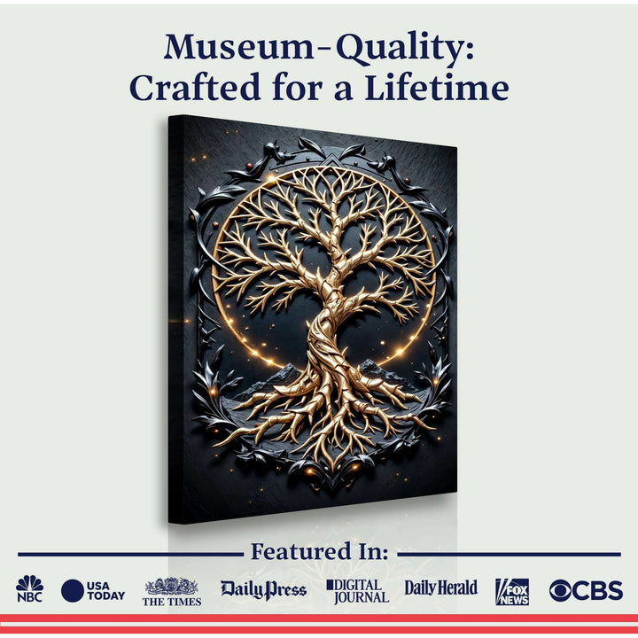 3D Celtic Tree of Life Wall Art II