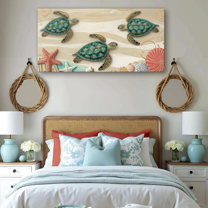 3D Coastal Wall Art VII