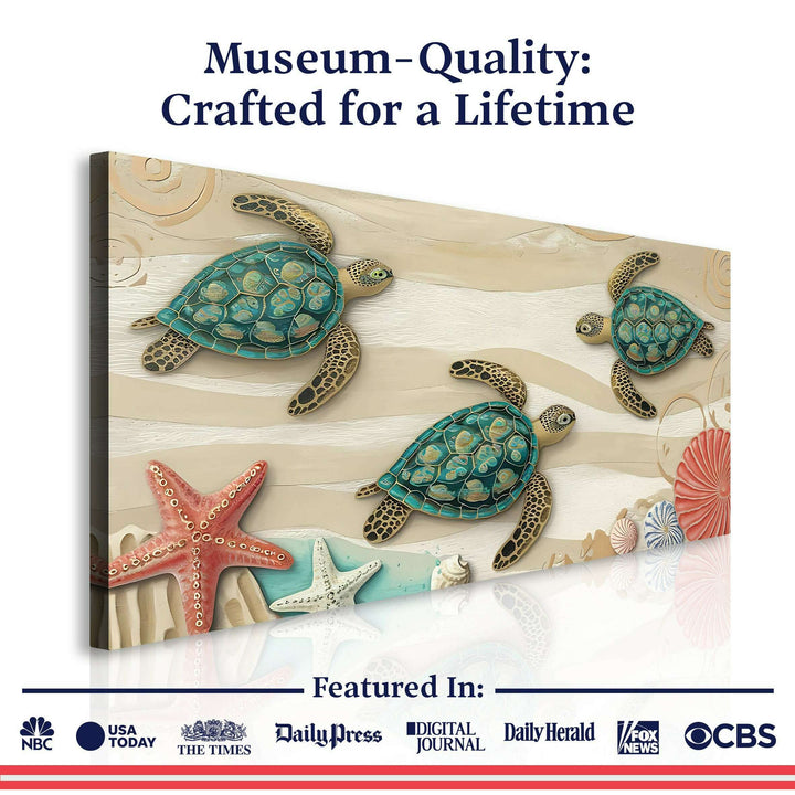 3D Coastal Wall Art VII