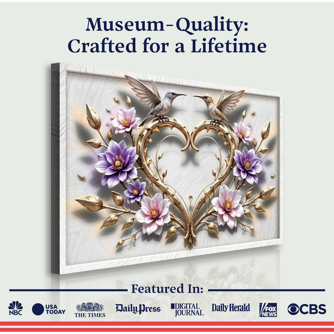 3D Hummingbirds Wall Art V