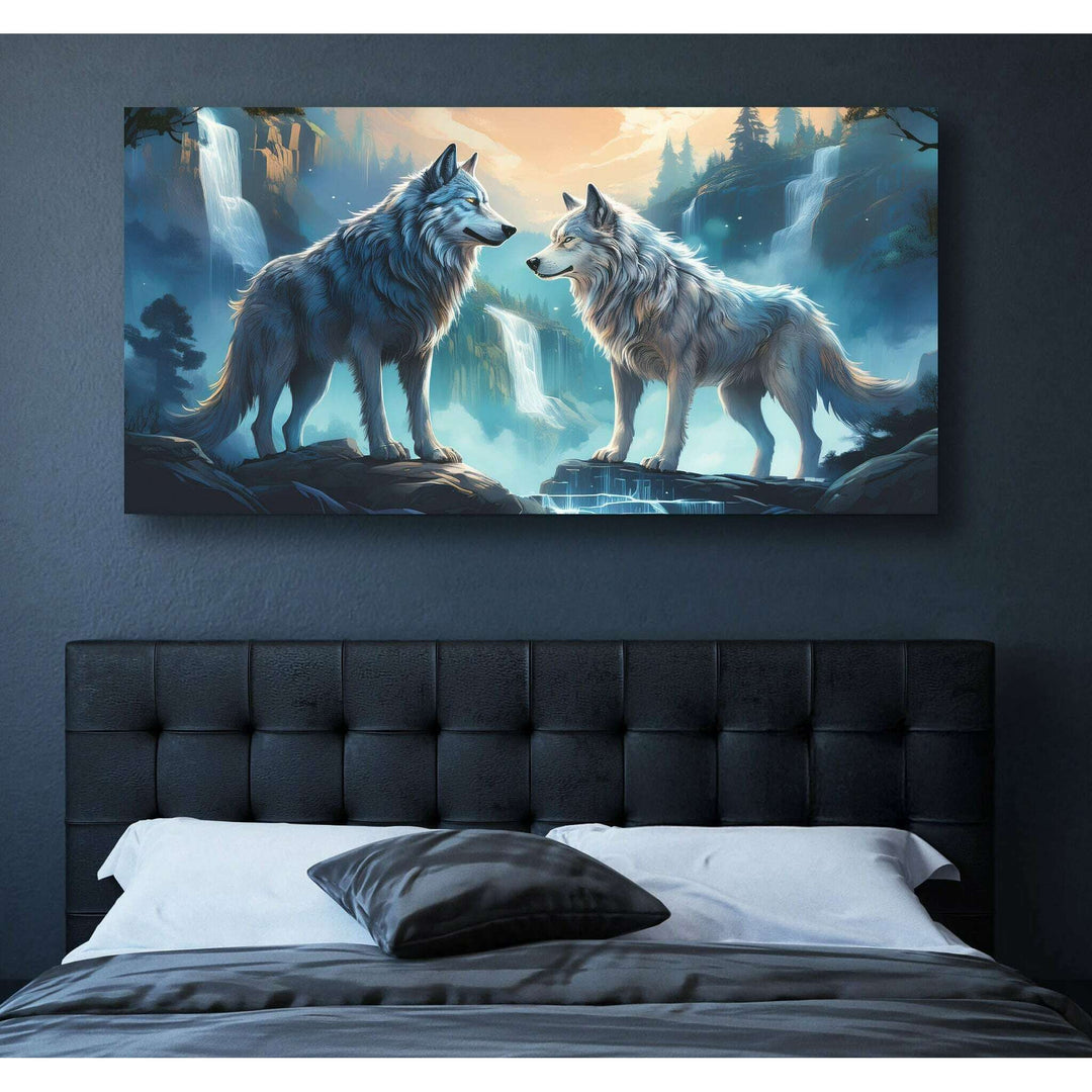 3D Wolves Wall Art IV