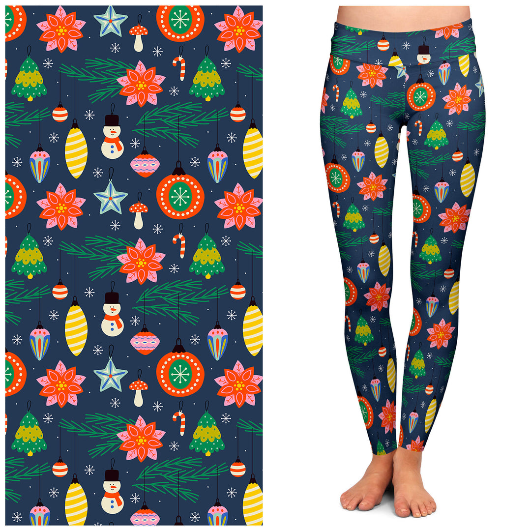 Christmas Cheer Buttery Soft Leggings by Lipstick & Chrome TC2