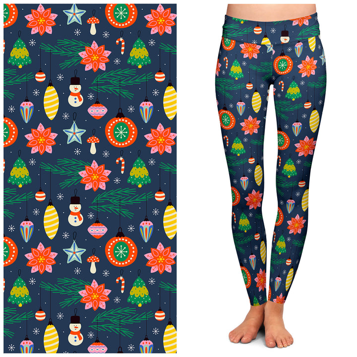 Christmas Cheer Buttery Soft Leggings by Lipstick & Chrome TC2