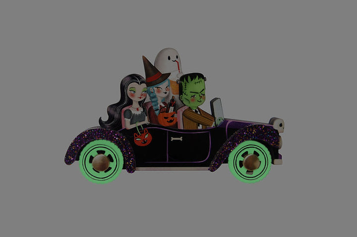Frankenstein’s Car Brooch by Laliblue