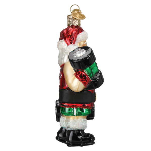 Bodybuilder Santa Ornament
