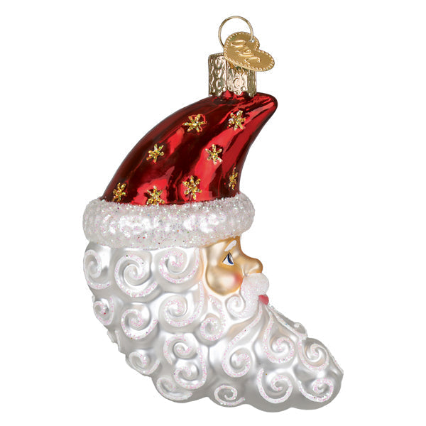 Santa Moon Face Ornament