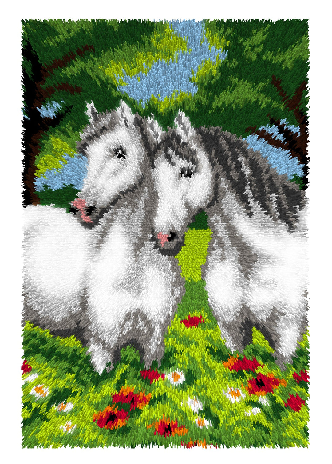 Horses Latch Hook Rug Kit by Orchidea 4105