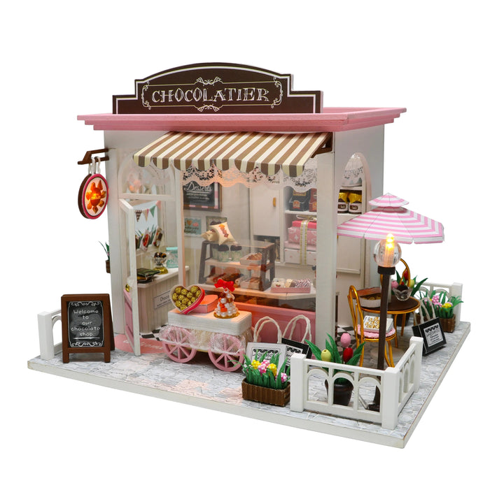 Miniature Wizardi Roombox Kit - Chocolatier Dollhouse Kit