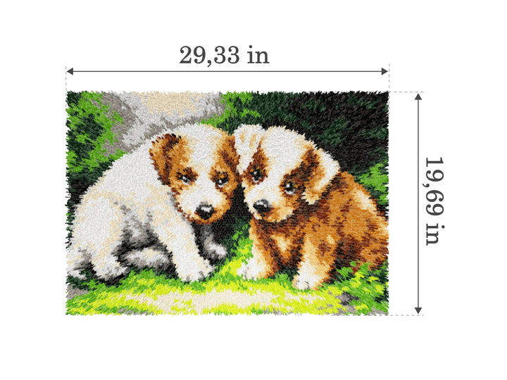 "Puppies" 4176 Counted Cross-Stitch Kit
