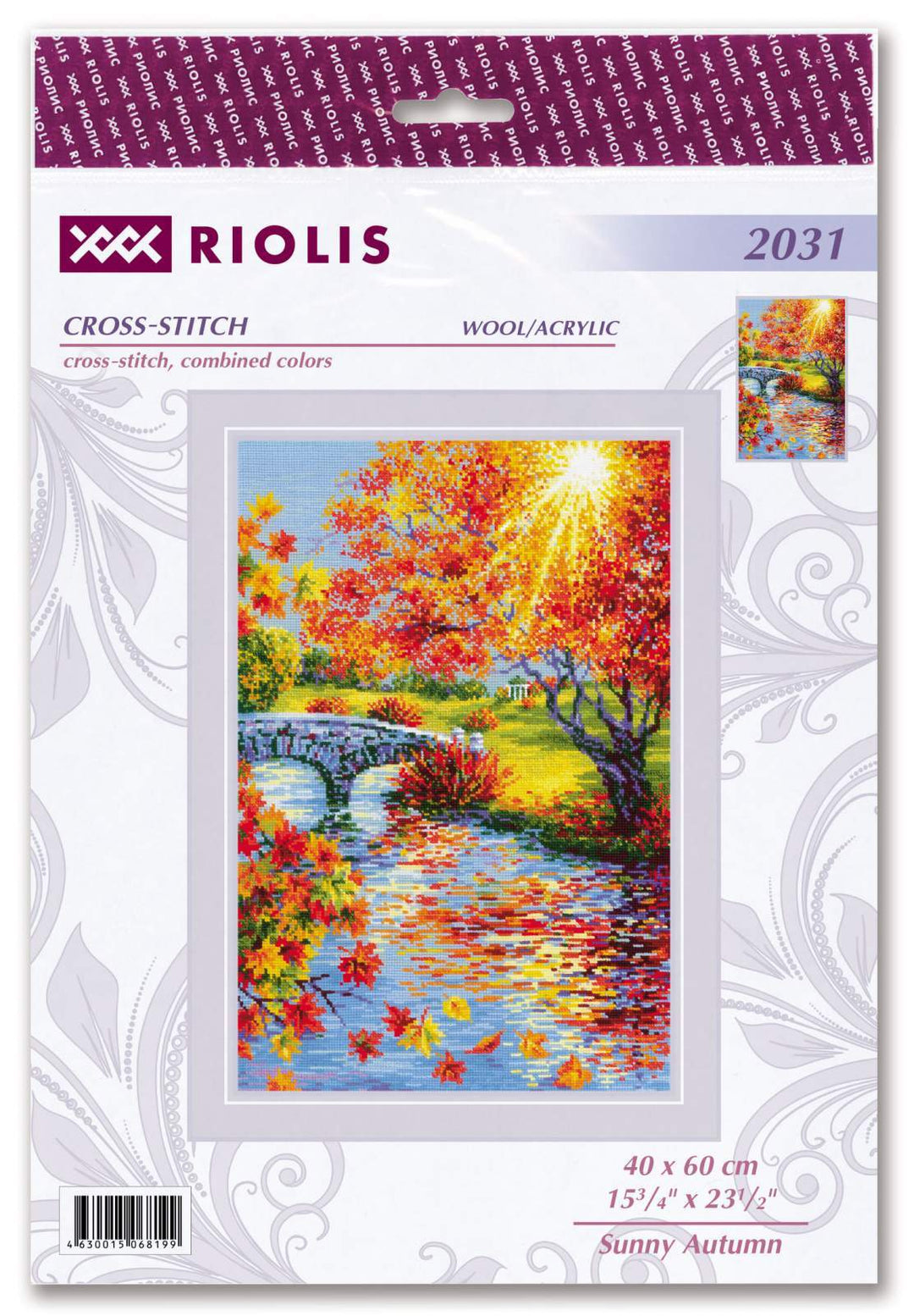Sunny Autumn R2031 Counted Cross Stitch Kit