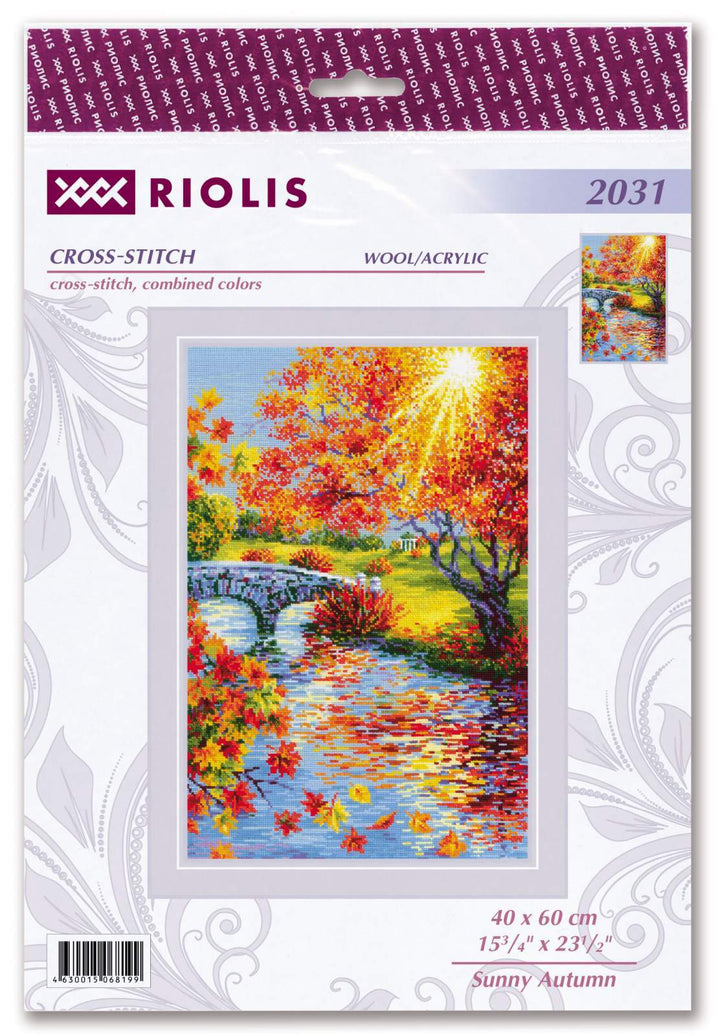Sunny Autumn R2031 Counted Cross Stitch Kit