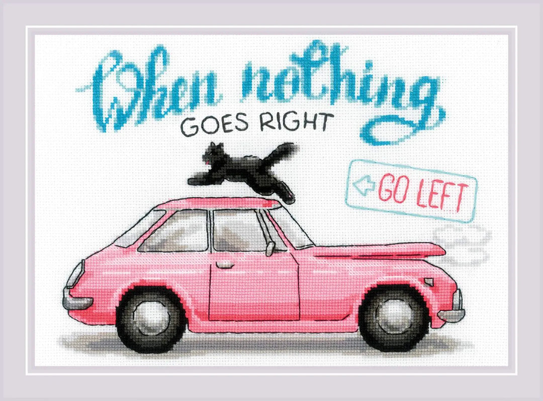 Go left R2113 Counted Cross Stitch Kit