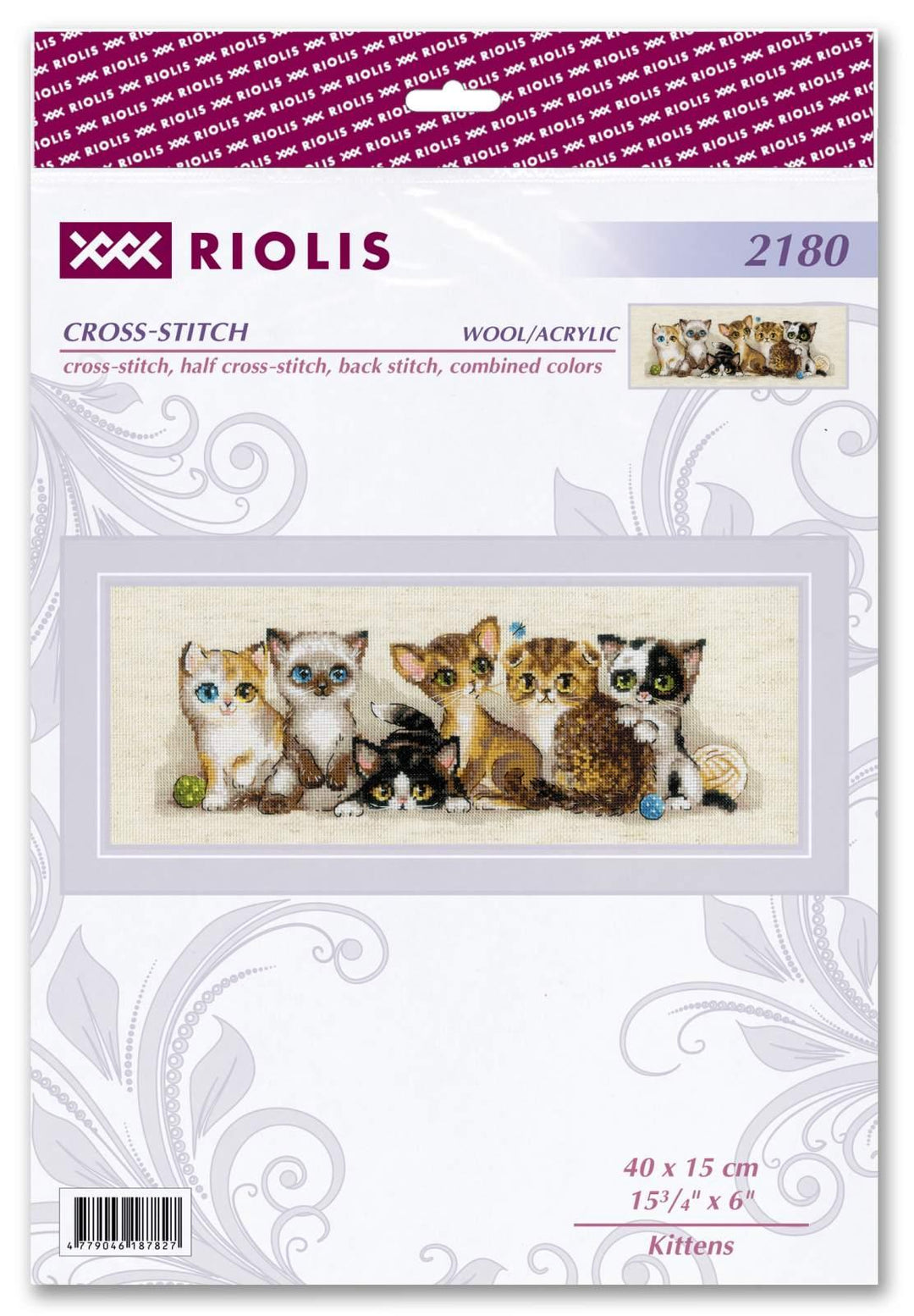 Kittens R2180 Counted Cross Stitch Kit