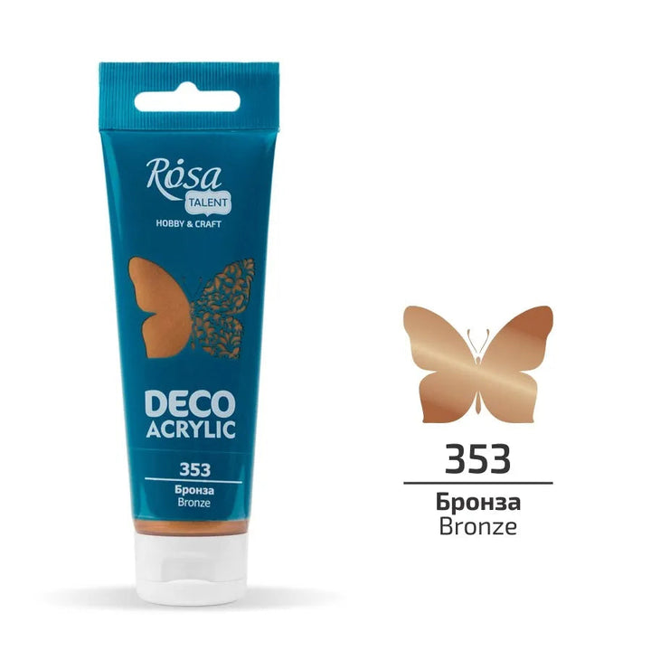 Rosa Studio Acrylic for Decor. (353) Bronze. Metallic. 2.54 oz.