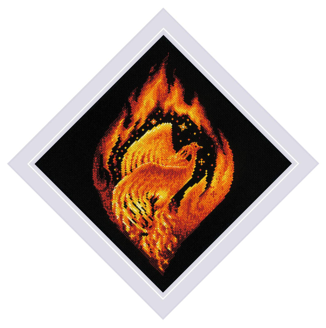 Flaming Phoenix R2259 Counted Cross Stitch Kit