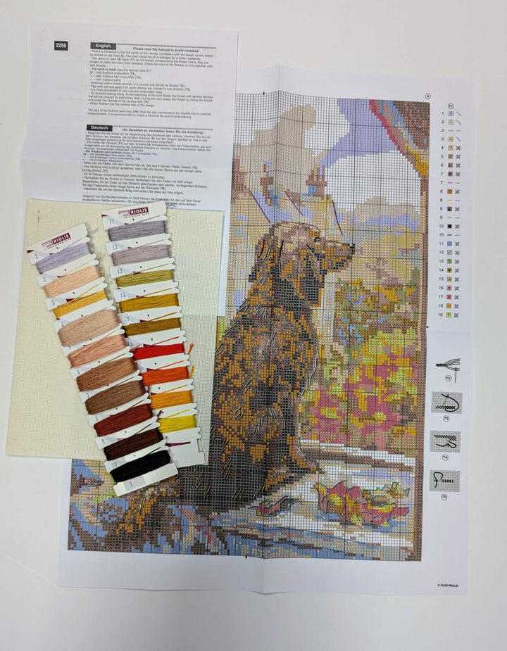 Let's go for a walk! R2256 Counted Cross Stitch Kit